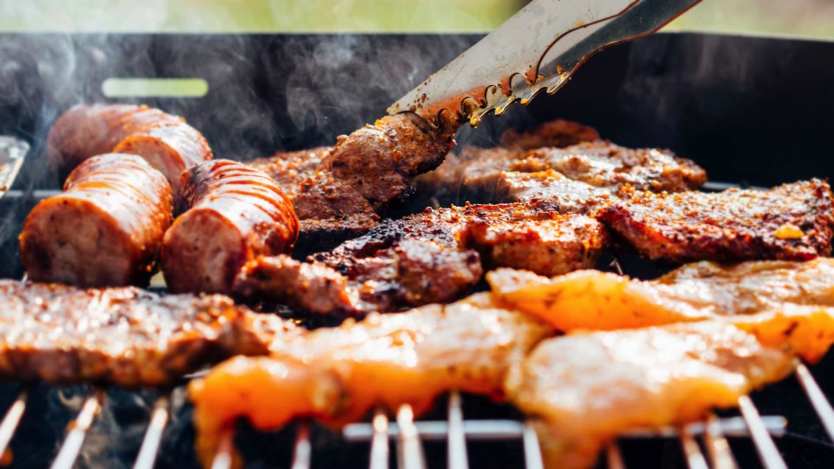 BBQ grilling meat